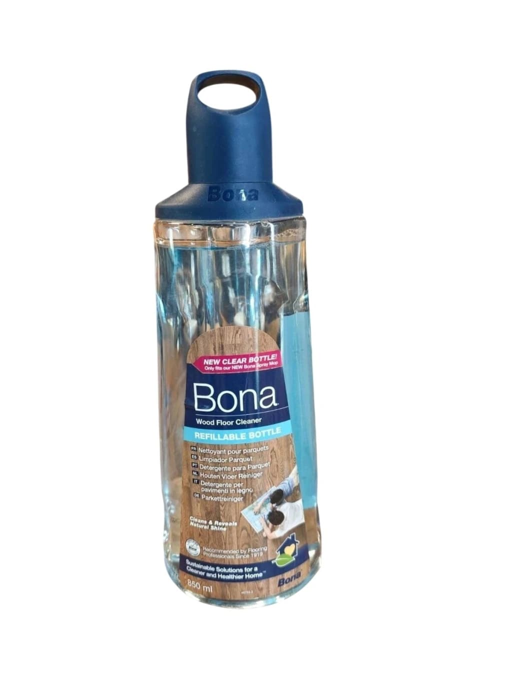 Cartucho Recargable Limpiador Bona 850ml Spray Mop Madera Greenguard